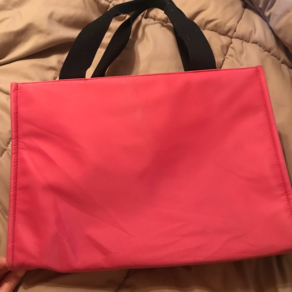 Kate Spade 🎀 Pink and Black Large Nylon Tote - Picture 2 of 8
